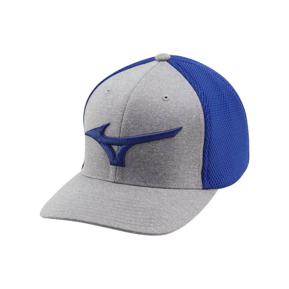 Cappello Mizuno Golf Fitted Meshback Uomo - Blu Reale - 94032-UTIH